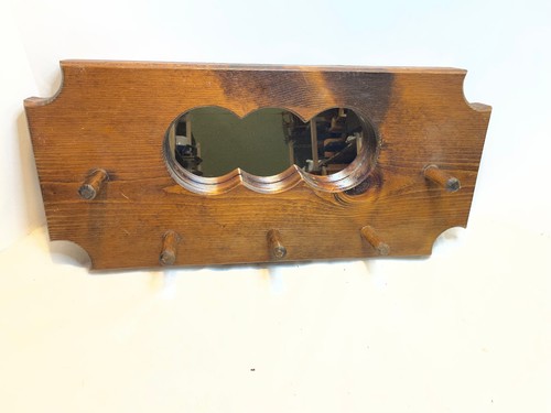 Vintage wall mirror wood - vintage, coat
