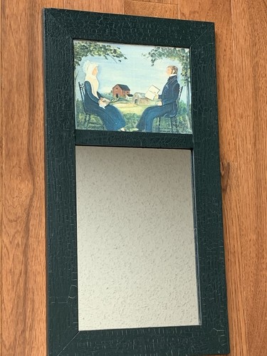 Primitive wall mirror - wall,