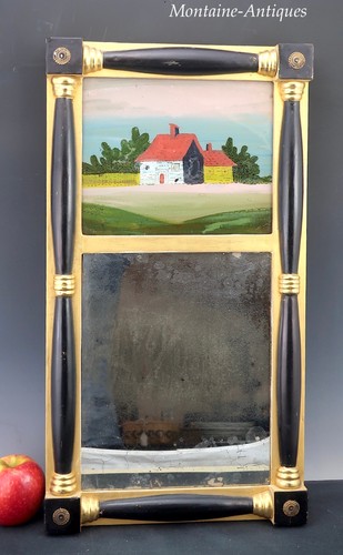 Small american federal mirror - american,